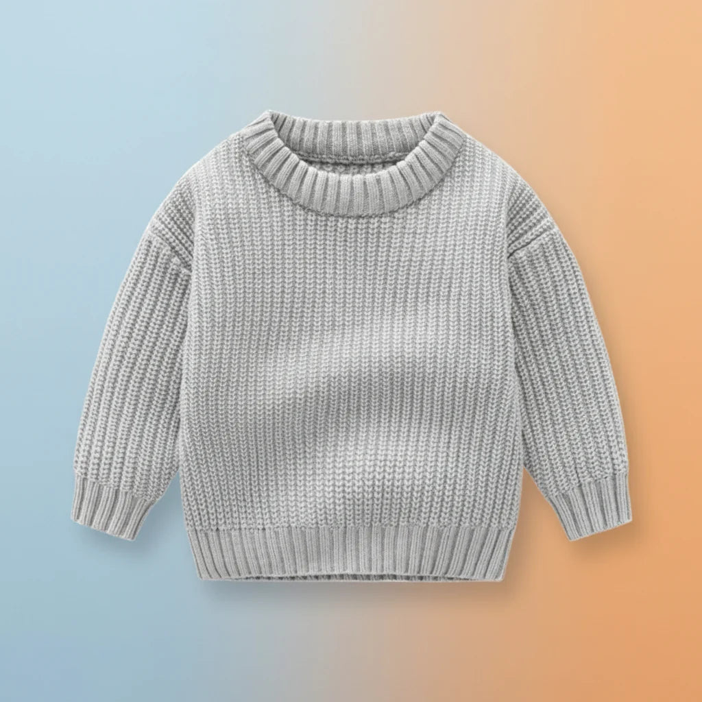 PureSoft – Classic & Cozy - Solidny sweter z dzianiny