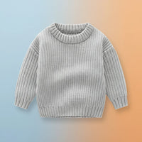 Thumbnail for PureSoft – Classic & Cozy - Solidny sweter z dzianiny