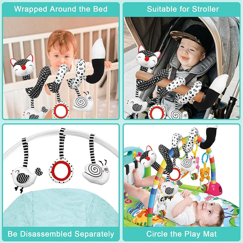 Baby Spiral Toy™ - Fotelik samochodowy i zabawki do wózka