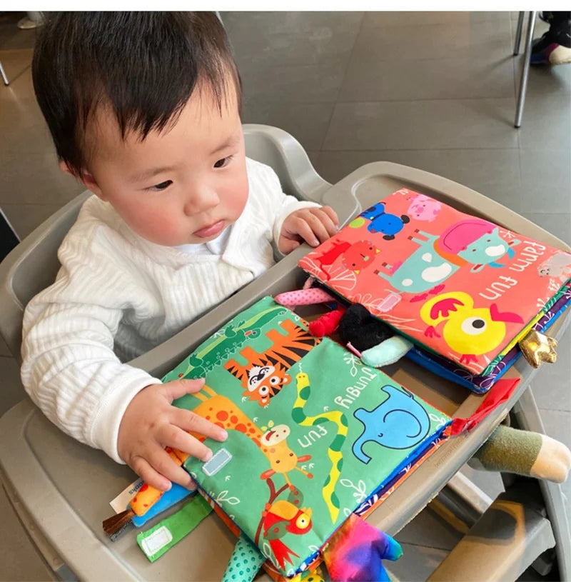 Infant Soft Book™ – Voel & Leer - Sensory Babyboekje