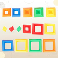 Thumbnail for Pyramid Stacking Blocks – Motoryka i kreatywność – zestaw klocków do układania