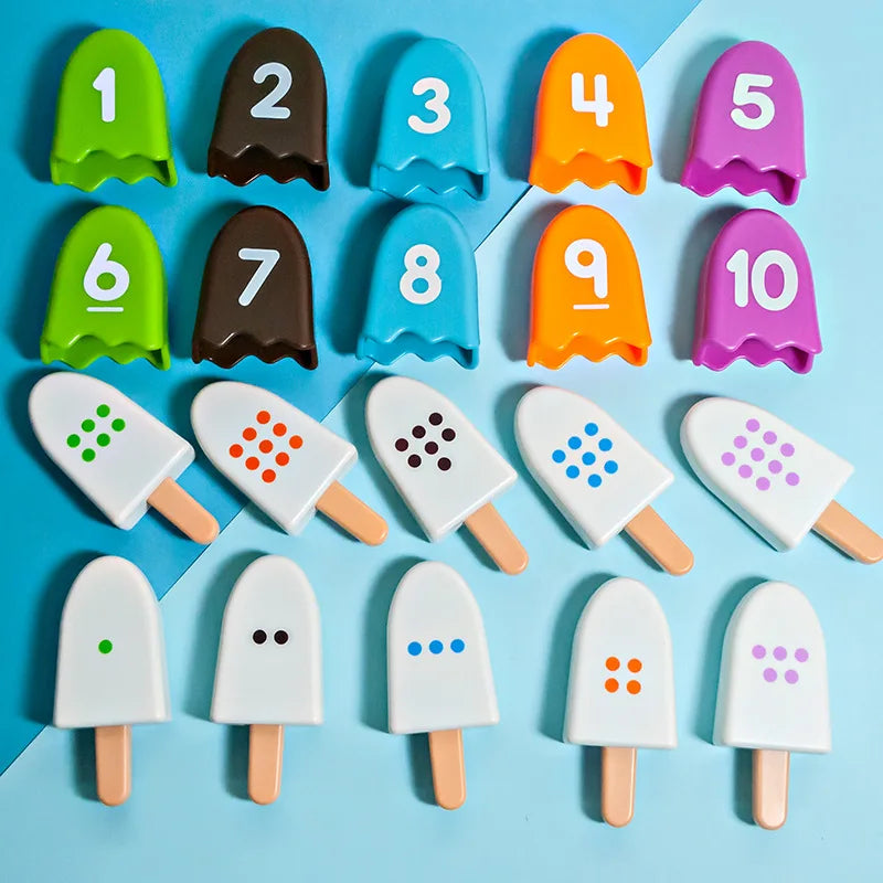 Maths Popsicles™ - Gra matematyczna - Zabawa w liczenie z lodami