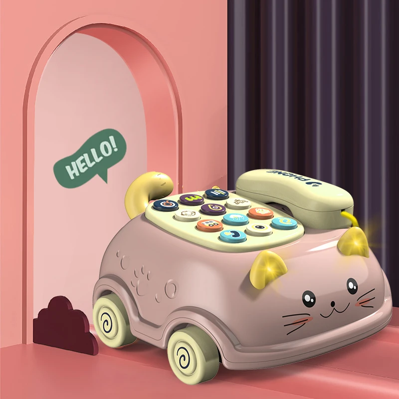 Musical Baby Phone™ - Muzyczny telefon - Zabawka sensoryczna