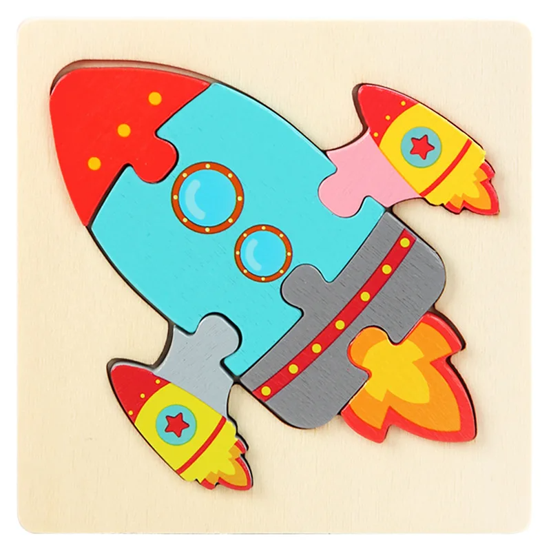 3D Wooden Puzzle™ - Drewniana układanka - Zabawka edukacyjna
