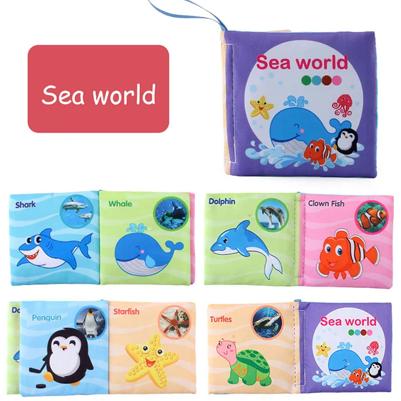 Soft Tail Book™ - Książeczka sensoryczna - Zabawka edukacyjna