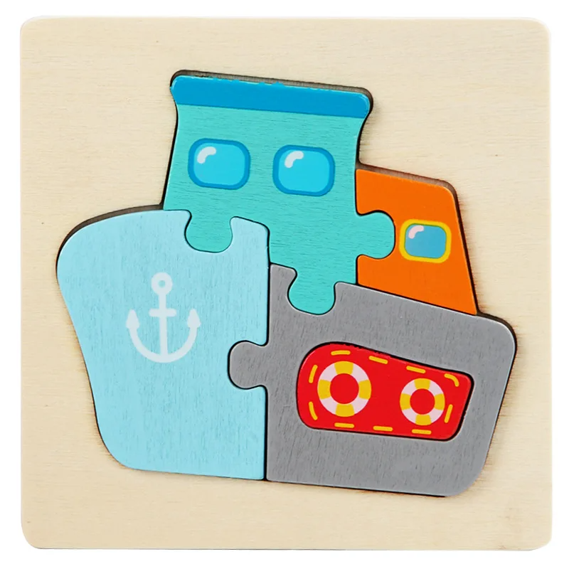 3D Wooden Puzzle™ - Drewniana układanka - Zabawka edukacyjna