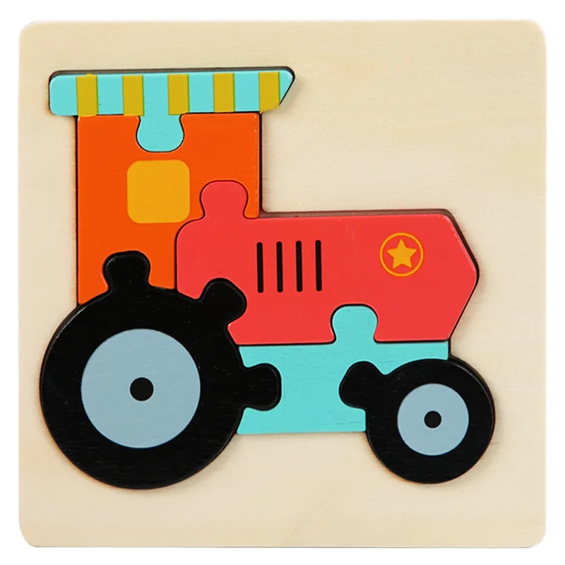 3D Wooden Puzzle™ - Drewniana układanka - Zabawka edukacyjna
