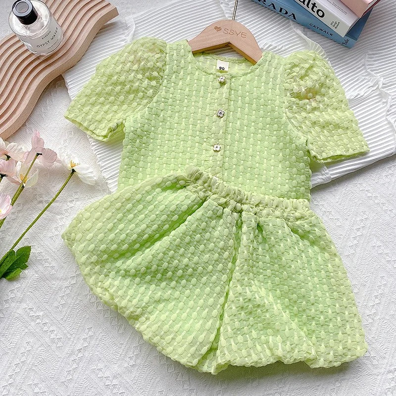 Mini Fashion™ - Dziewczęcy zestaw na lato - Ubranka dla dzieci