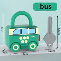 Thumbnail for Puzzle Locks™ – Samochodzik w kształcie kłódki – Zabawka Montessori