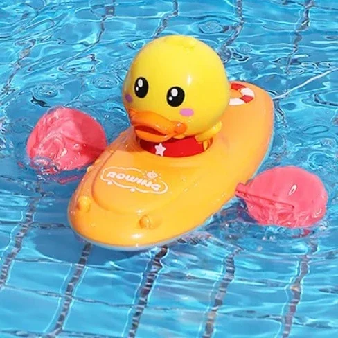 Little Duck Swim™ – Przyjaciel do kąpieli Splash Fun - gumowa kaczka do wiosłowania