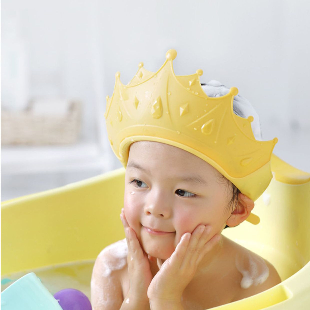 Shampoo Crown Cap™ - Czepek kąpielowy korona - Akcesoria do kąpieli