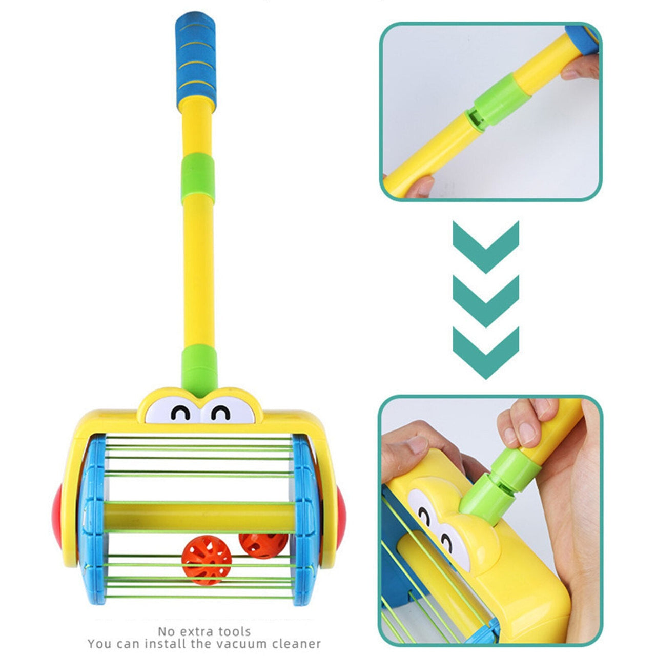 Push Cleaner Toy™ - Zabawkowy odkurzacz - Zabawa w sprzątanie