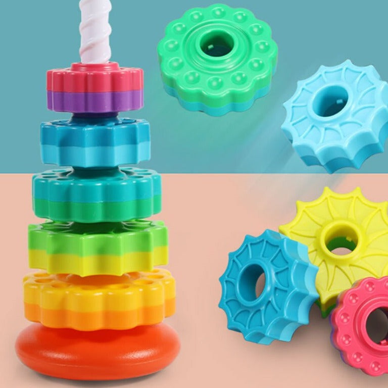 Rotating Tower™ - Edukacyjna obrotowa wieża - Kolorowa układanka