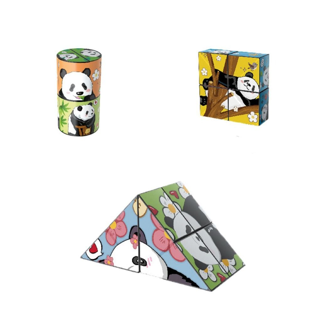 Panda Puzzle™ - Łamigłówka z pandą - Zabawa edukacyjna