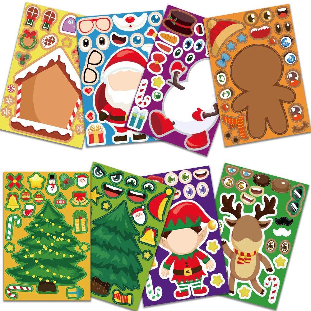 Christmas Stickerset™ - Naklejki świąteczne - Świąteczne ozdoby DIY