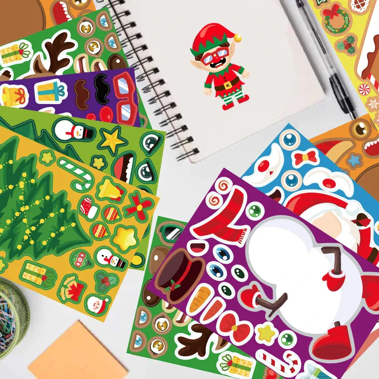 Christmas Stickerset™ - Naklejki świąteczne - Świąteczne ozdoby DIY