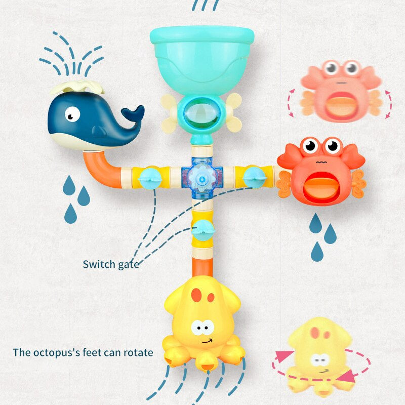 Bath Buddies™ - Zestaw kąpielowy ze zwierzętami - Akcesoria do kąpieli