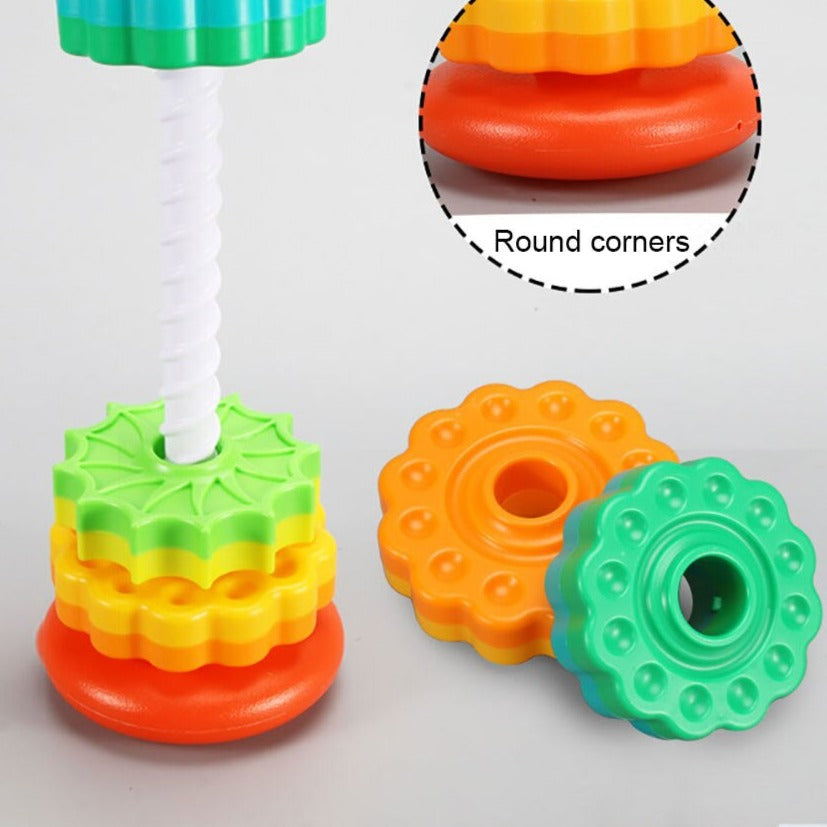 Rotating Tower™ - Edukacyjna obrotowa wieża - Kolorowa układanka