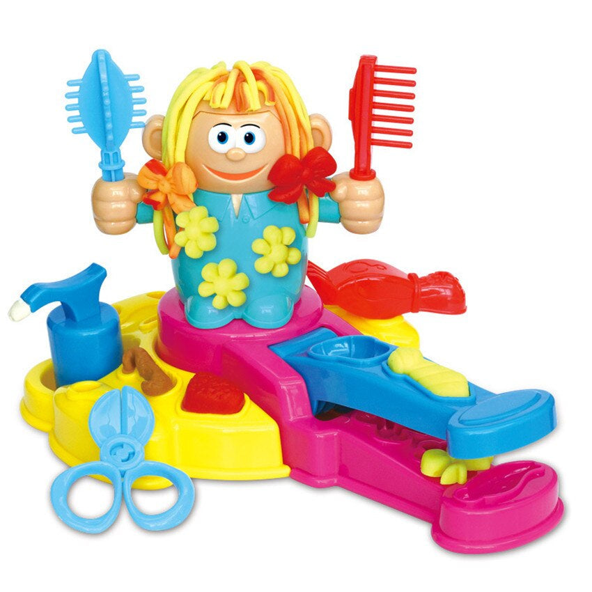 Clay Hairdresser Set™ - Zestaw fryzjerski z masą plastyczną - Mały fryzjer