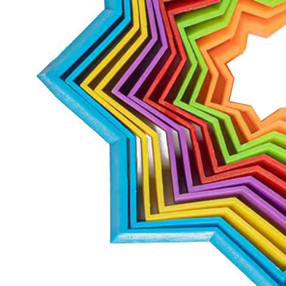 Illusion Star Fidget Toy™ - Zabawka sensoryczna - Kolorowe gwiazdki