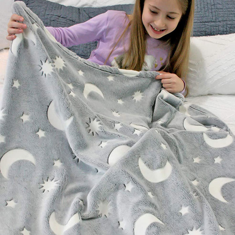 Glow In The Dark Blanket™ - Koc świecący w ciemności - Akcesoria