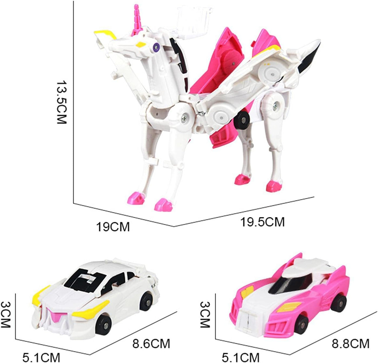 Unicorn Transformer™ - Samochód jednorożec - Magiczne autko