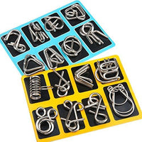 Thumbnail for Metal Puzzle Ring Set™  - Metalowa układanka - Edukacyjna łamigłówka