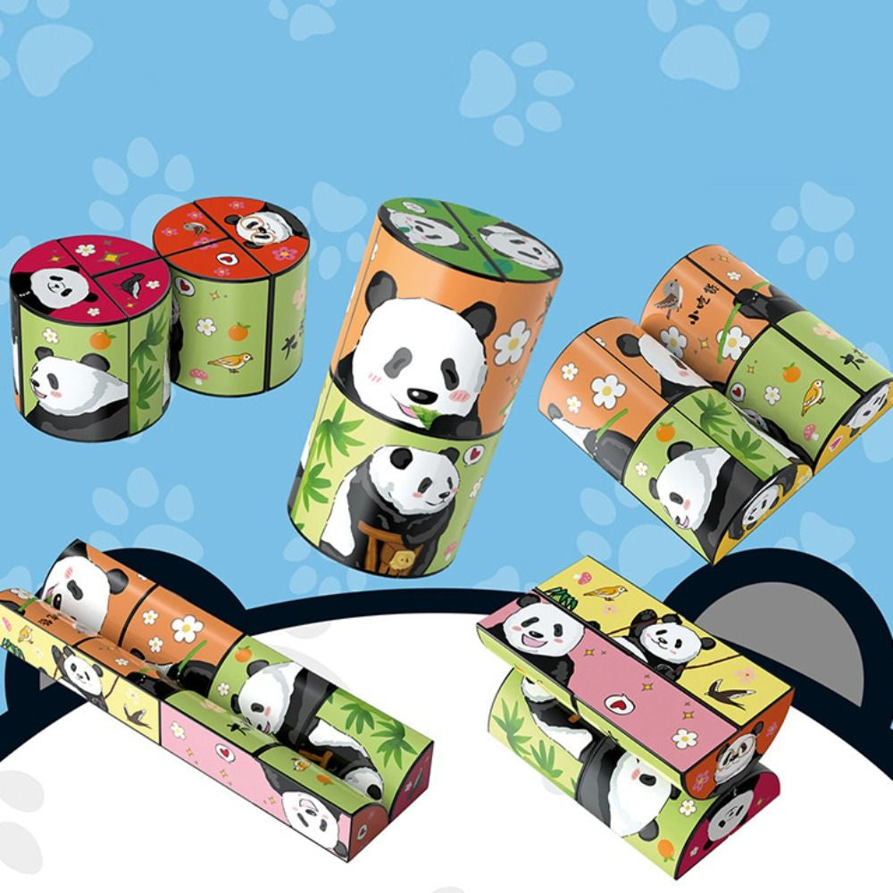 Panda Puzzle™ - Łamigłówka z pandą - Zabawa edukacyjna