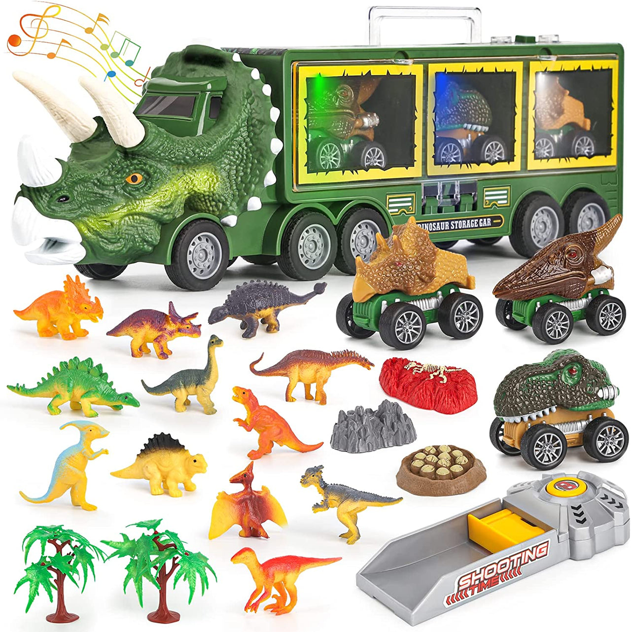 Dino Truck™ - Pojazd z dinozaurem - Transport dinozaurów