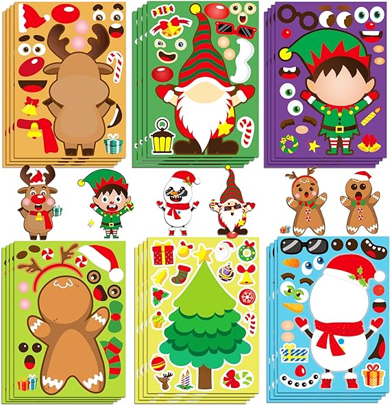 Christmas Stickerset™ - Naklejki świąteczne - Świąteczne ozdoby DIY