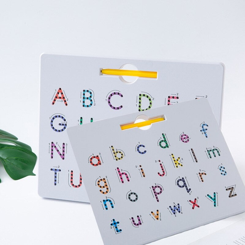 Magnet Toys™ - Magnetyczna tablica do pisania - Nauka literek