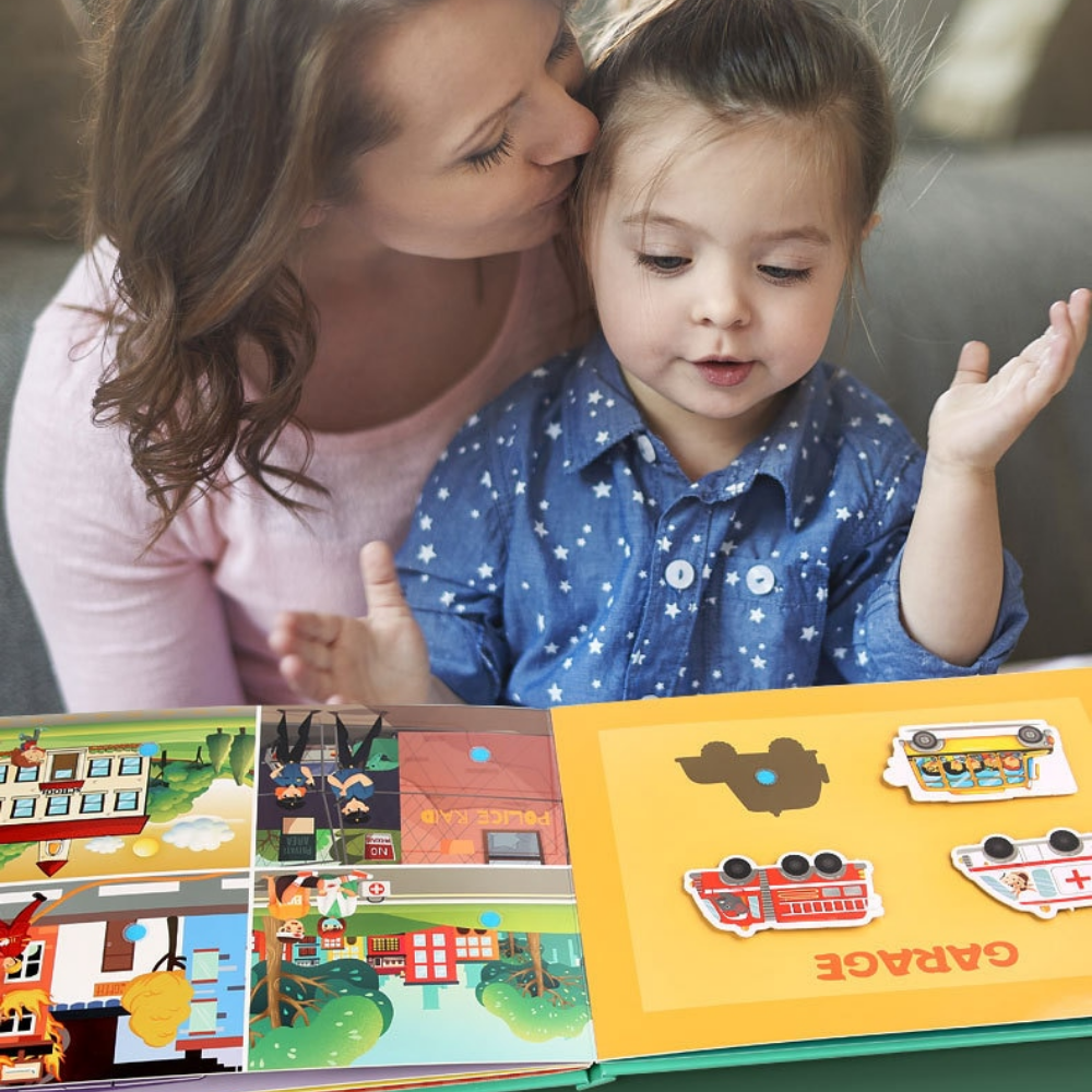 Quiet Book™ - Książka edukacyjna - Rozwój umiejętności motorycznych