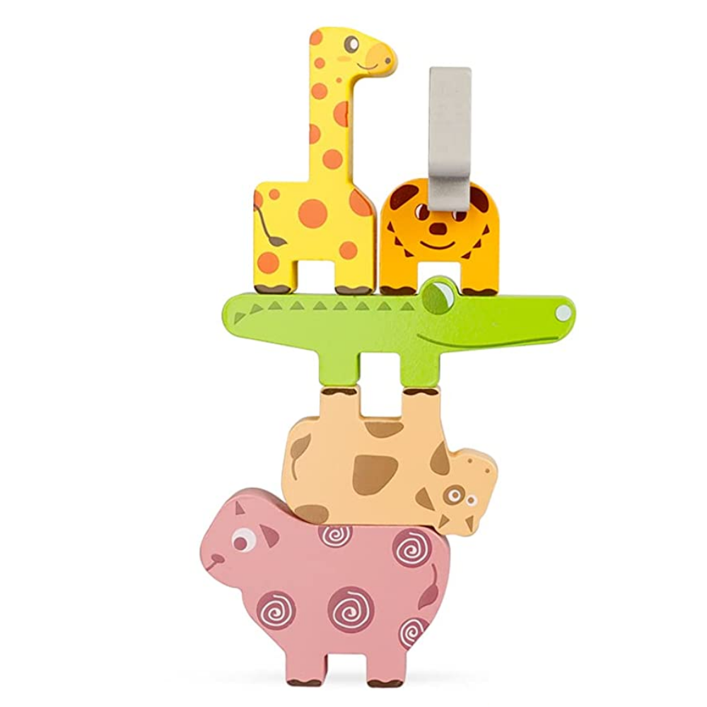 Animal Stacking™ - Układanka zwierzęta - Drewniane klocki