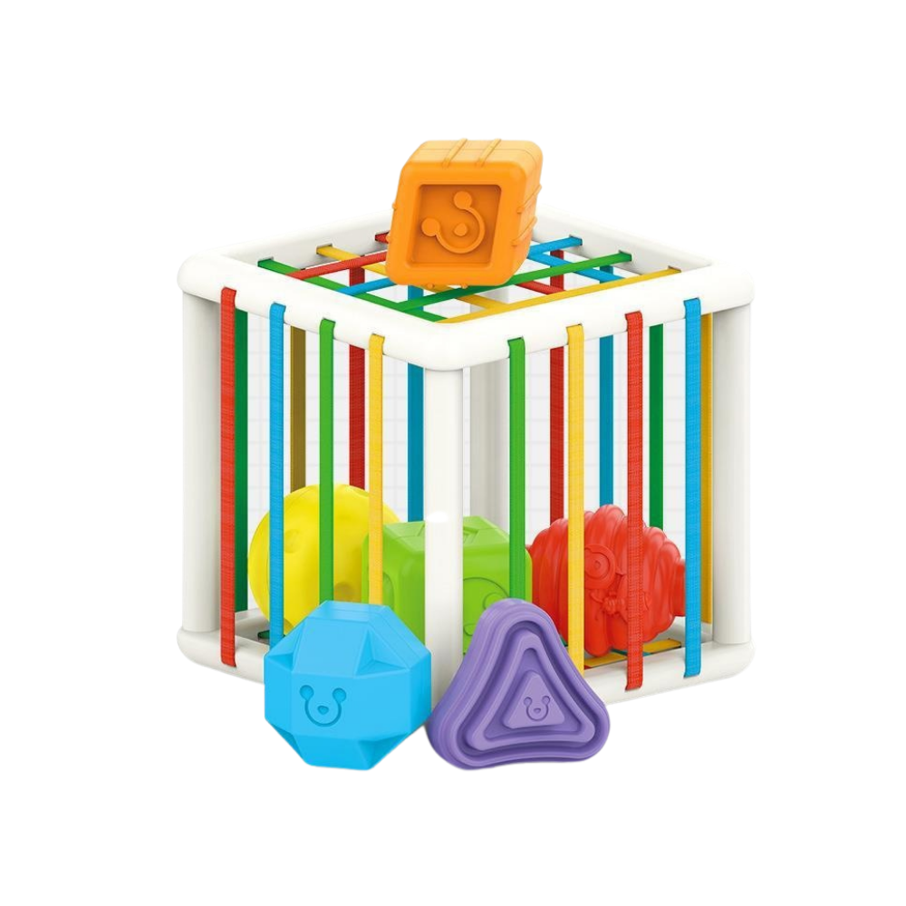 Woods™ - Kostka edukacyjna dla dzieci - Nauka kształtów i kolorów