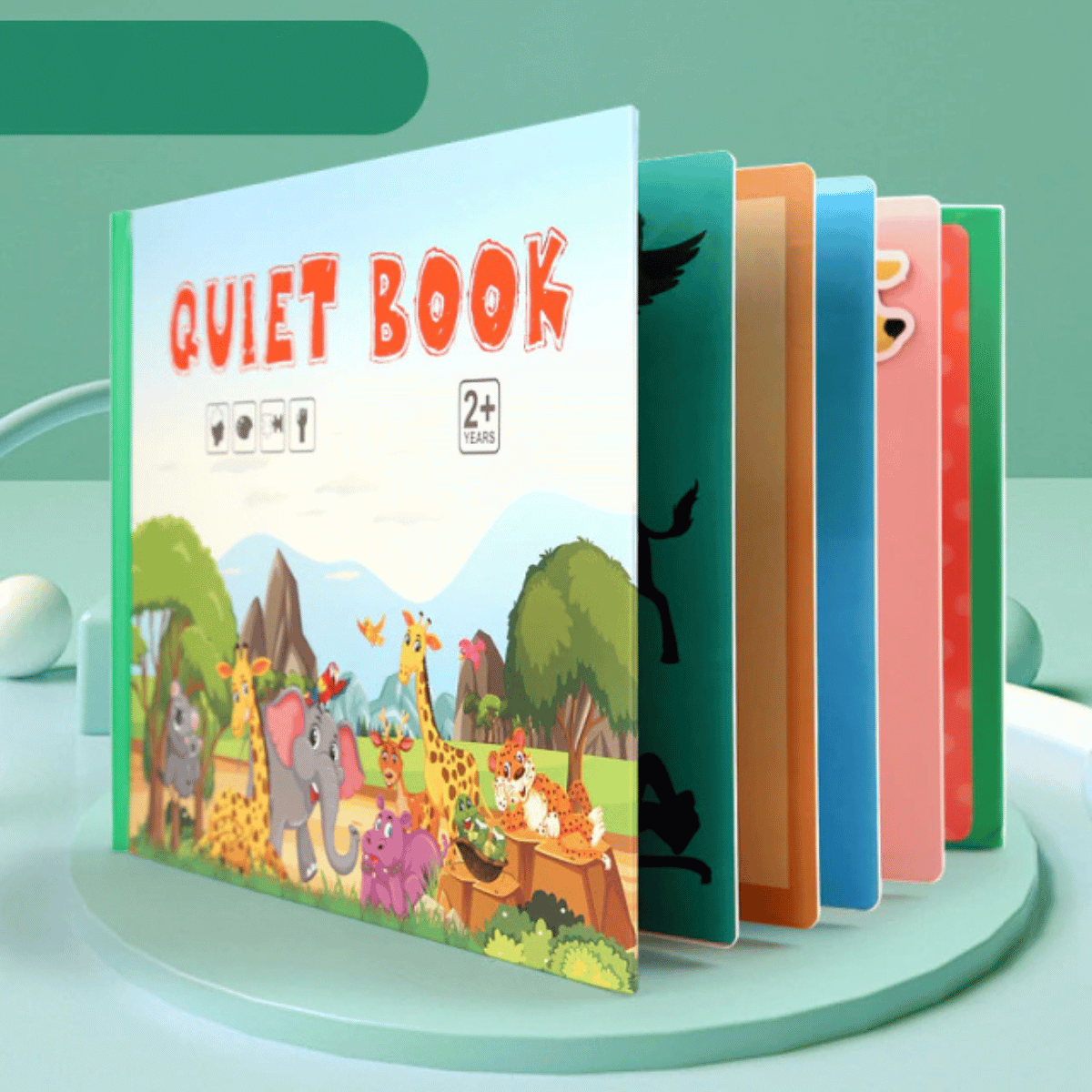 Quiet Book™ - Książka edukacyjna - Rozwój umiejętności motorycznych
