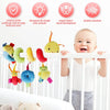 Baby Mobile Snake™ - Zabawka do wózka i samochodu - Pluszowa spirala