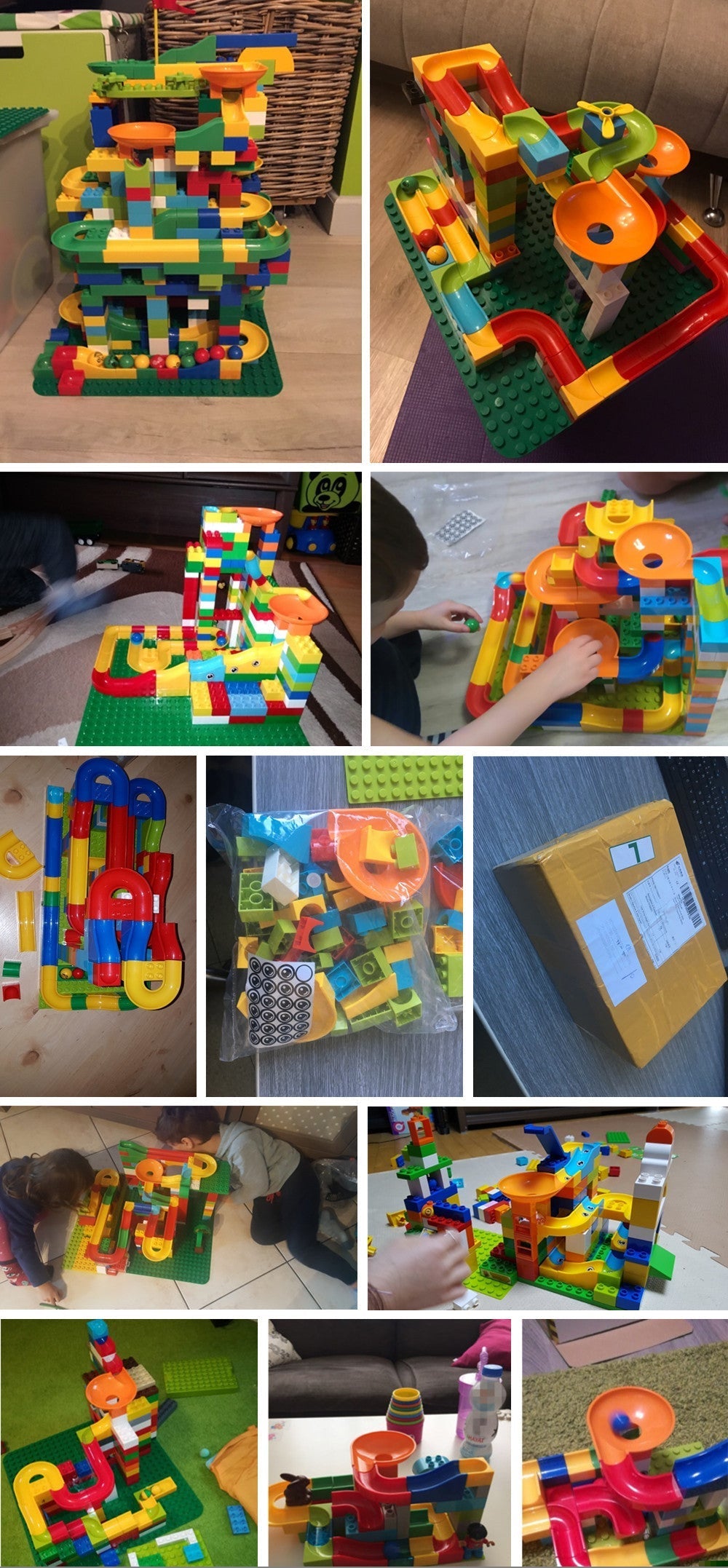 Blocks Marble Track™ - Tor wyścigowy dla kulek - Kreatywna zabawka