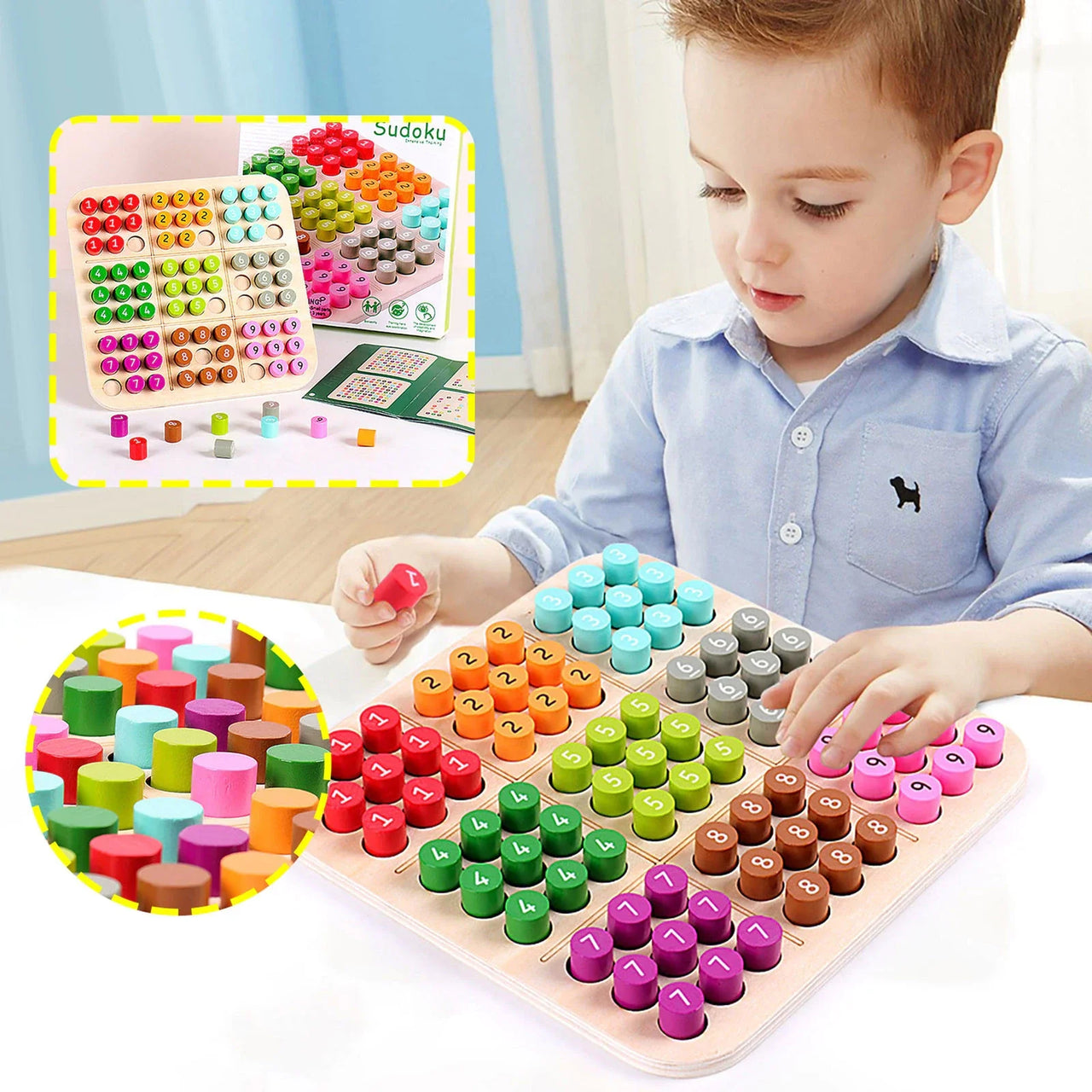 Woods™ - Gra planszowa Sudoku 3D - Zabawka edukacyjna