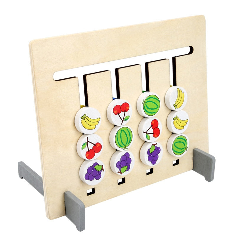 Woods™ - Układanka Montessori do sortowania - Nauka logicznego myślenia