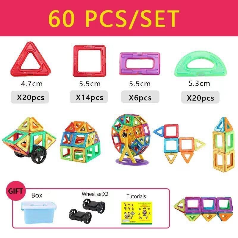 Magnet Building Blocks™ - Magnetyczne klocki - Kreatywność