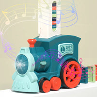 Thumbnail for Domino train™ - Pociąg Domino - Gra sensoryczna tęczowe domino