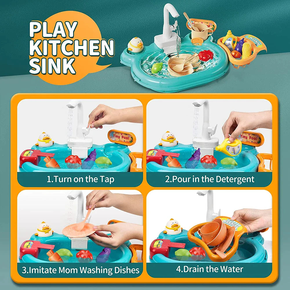 Kitchen toy™ - Zabawka wodna - Wodna zjeżdżalnia