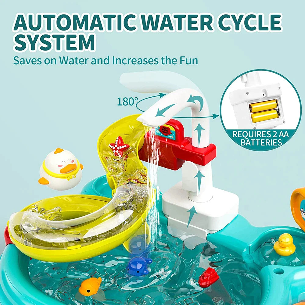 Kitchen toy™ - Zabawka wodna - Wodna zjeżdżalnia