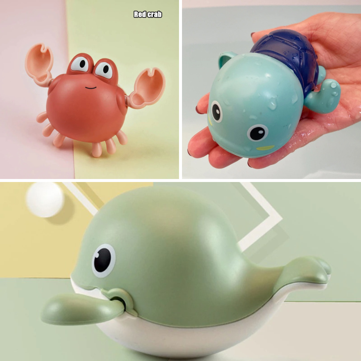 Bath Buddies™ - Pływające żółwie - Zabawki dla dzieci do kąpieli