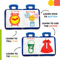 Thumbnail for Quiet Book™ - Książka ćwiczeń Montessori - Zabawka edukacyjna