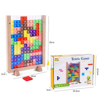 Thumbnail for Woods™ - Puzzle 3D Tetris - Plansza układanka łamigłówka Montessori
