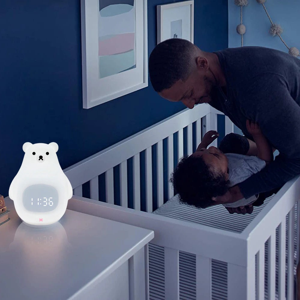 Bear Alarm™ - Budzik z lampką nocną LED - Budzik z misiem