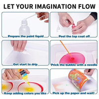 Thumbnail for Water Marbling Paint Set™ - värikäs vesipohjainen taideteos | Maalipakkaus