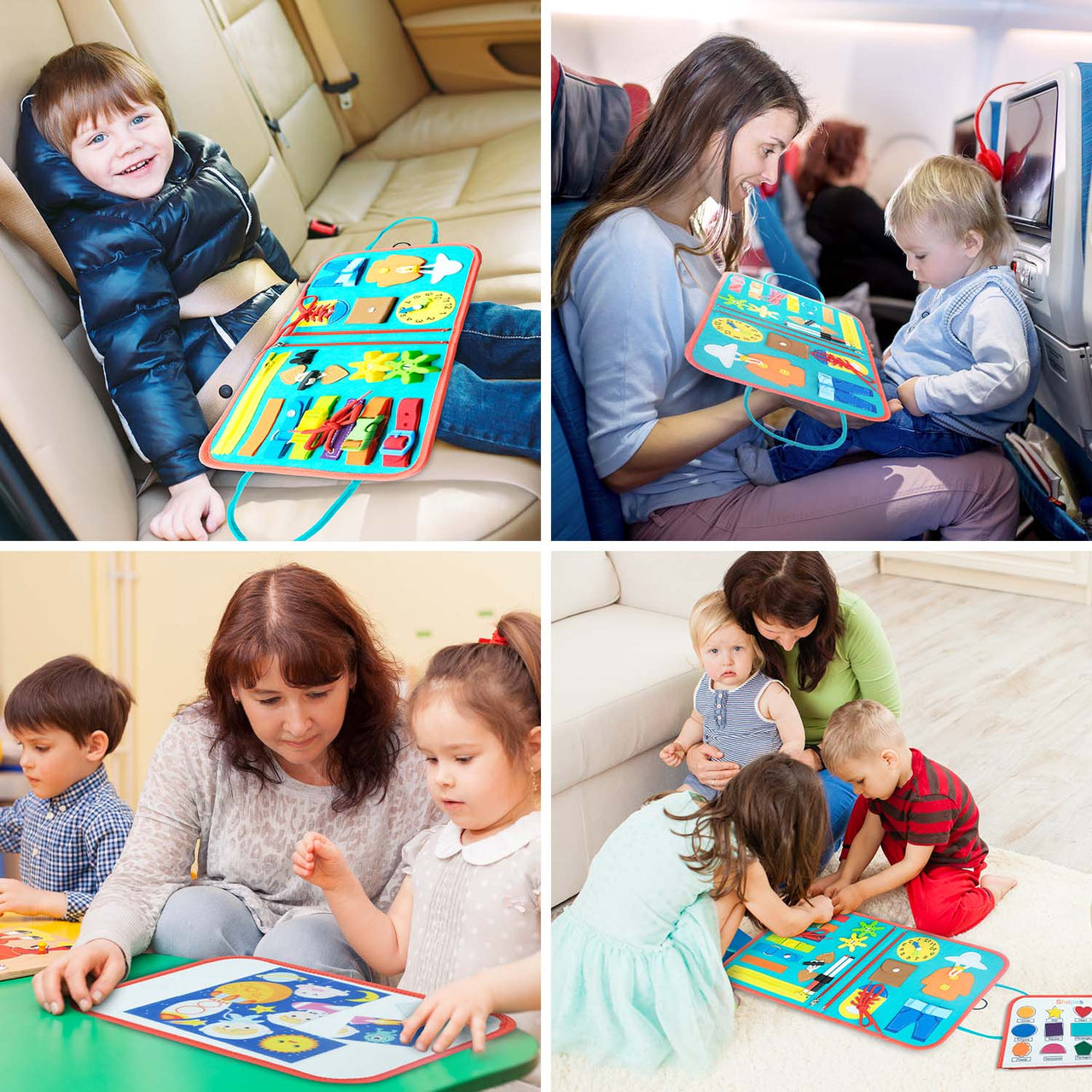 Sensory Book Board™ - Książka sensoryczna - Zabawka edukacyjna