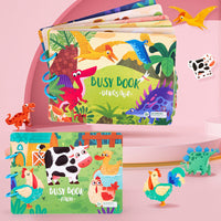 Thumbnail for Quiet Book™ - Książka interaktywna - Edukacyjna zabawka
